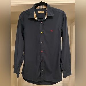 Men’s Classic Burberry blue shirt size S